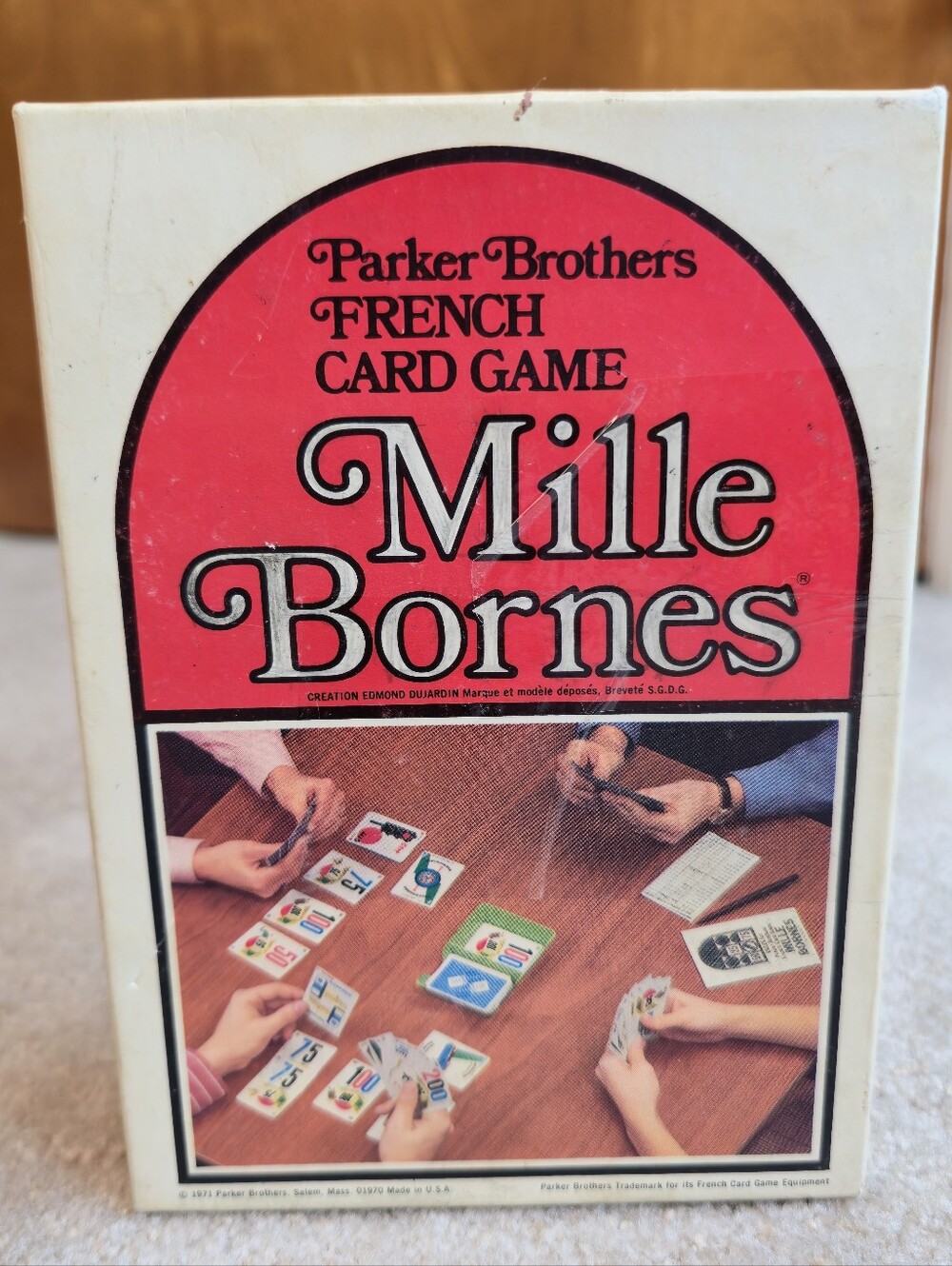 Mille Bornes French Card Game From 1971 COMPLETE